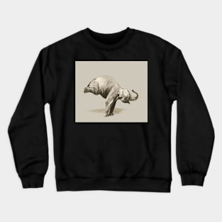 Circus Series Handstand Elephant Crewneck Sweatshirt